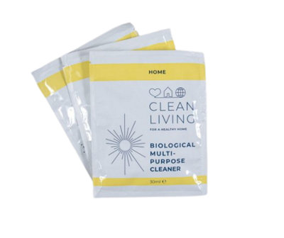 Clean Living Biological Multi-Purpose Cleaner Refill Sachet (Pack Of 3)