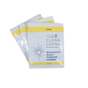 Clean Living Biological Multi-Purpose Cleaner Refill Sachet (Pack Of 3)