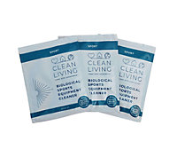 Clean Living Biological Sports Equipment Cleaner Refill Sachet (Pack Of 3)
