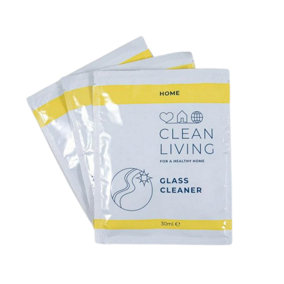 Clean Living Eco Friendly Glass Cleaner Refill Sachet (Pack Of 3)