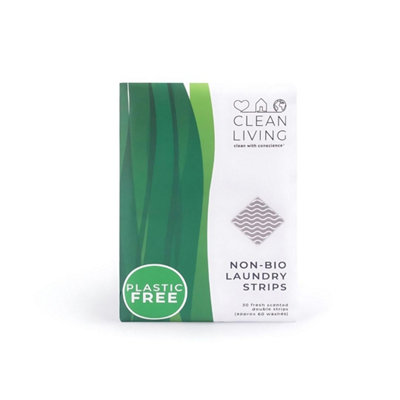 Clean Living Eco Friendly Laundry Strips - 60 Washes