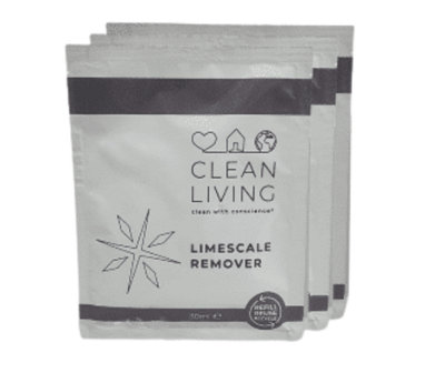 Clean Living Eco Friendly Limescale Remover Refill Sachet (Pack Of 3)