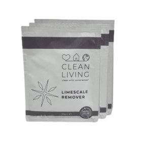 Clean Living Eco Friendly Limescale Remover Refill Sachet (Pack Of 3)