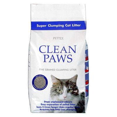 Clean Paws Super Clumping Cat Litter 15kg DIY at B Q