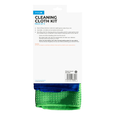 Cleaning Cloth Kit 3 pack by Simply