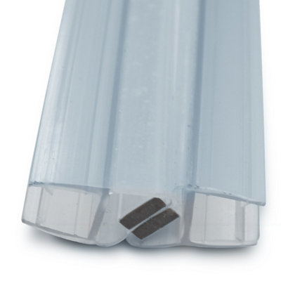 Clear 135 Degree Magnetic Shower Enclosure Seal 10mm x 2000mm