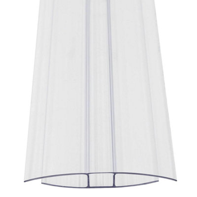 Clear 6mm H Section Joiner for 6mm Polycarbonate Roofing Greenhouse ...
