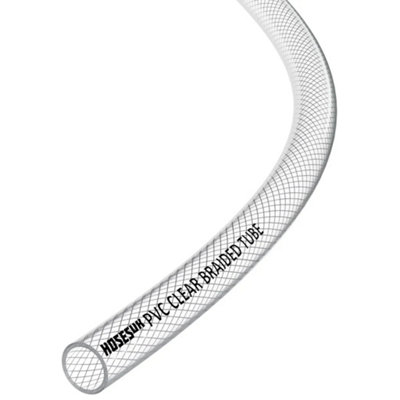 Clear Braided Hose Kit 13mm Bore 25m PVC Tube Plastic Joiner 2 ...