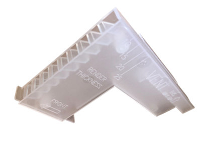 Clear brick Weep Vent box of 50