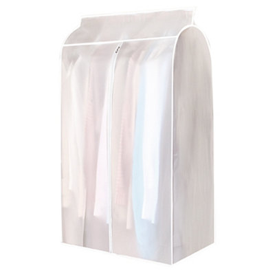 Clear Closet Hanging Garment Clothes Storage Bag Dust Cover 110cm