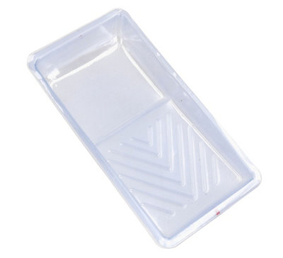 Clear Disposable Roller Tray Liners Liner for 100mm Roller Trays 15 Pack