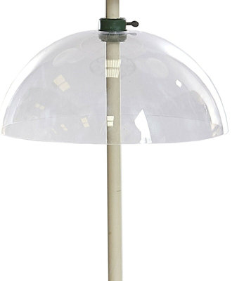 Clear Dome Squirrel Baffle Large Diameter for Wild Bird Feeding Station Pole and Feeders - 4