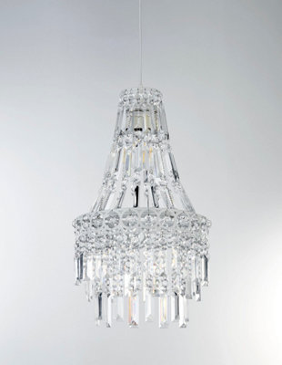 CLEAR EASY FIT NON-ELEC CHANDELIER