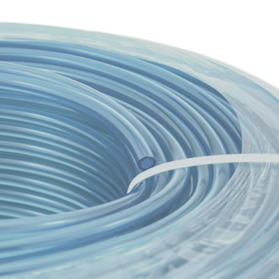 clear flexible pvc pipe/tubing 4mm internal-6mm external suitable for airline water gas oil aquariums and aquatic use