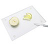Clear Glass Worktop Saver Kitchen Chopping Cutting Utensil Board