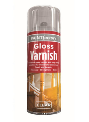 Clear Gloss Varnish Coating 400ml Protective Transparent Finish - 1749PR