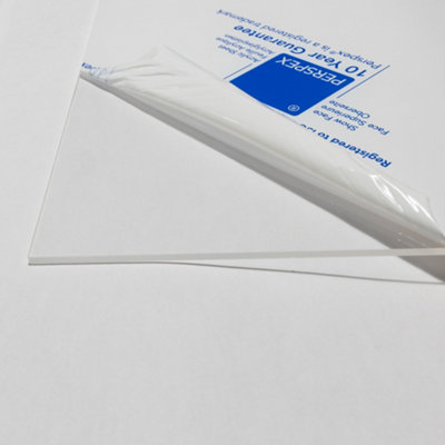 Clear Perspex Cast Acrylic Pack of 5 Laser Compatible Sheets 600mm x 400mm x 3mm