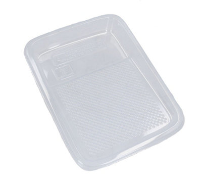 Clear Plastic Disposable Roller Tray Liners for 230mm Roller Trays 10pk