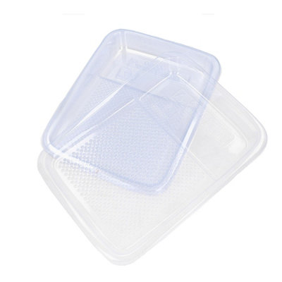 Clear Plastic Disposable Roller Tray Liners for 230mm Roller Trays 10pk