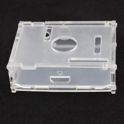 Clear Plastic Raspberry Pi Computer Storage Case