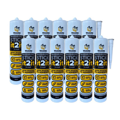 Clear PU Grab Adhesive 310ml Pack of 12