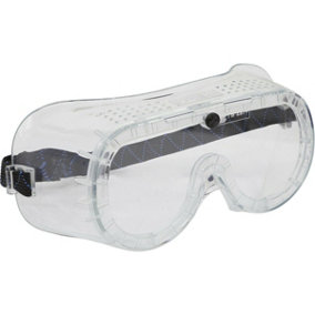 Clear Safety Goggles - Direct Ventilation - Eye Protection - Lab Workshop PPE