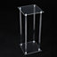 Clear Tall Metal Floor Vase Flower Stand Wedding Centrepieces H 60cm