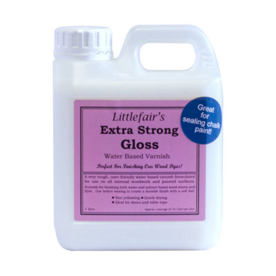 Clear Wood Varnish Extra Strong - Gloss - 1  LTR - Littlefair's