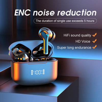 ClearCall M48Pro True Wireless Bluetooth Noise Cancelling Headphones with Transparency Mode
