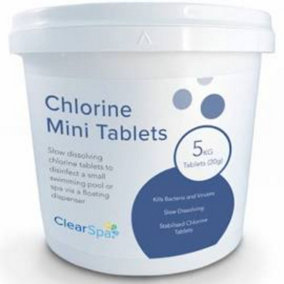 ClearSpa  ClearSpa Chlorine Tablets 20g  ClearSpa 5kg