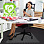 Cleartex Advantagemat Plus APET Chair Mat for Low & Standard Pile Carpets. Rectangular - 90cm x 120cm