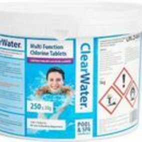 ClearWater 20g Multi Tabs 5 kg Hottub  Chlorine, Fast delivery, Hottub, Chlorine  Other Branded Chlorine, Sale offers, Swimming P