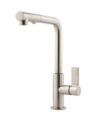 Clearwater Auriga Pull Out Kitchen Tap Brushed Nickel- CW00214BN