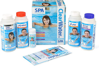 Clearwater CH0018 Hot Tub & Spa Lay-Z-Spa Chemical Starter Water Treatment Kit