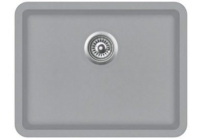 Clearwater Composite Granite Quarex Nova Single Bowl Ash Undermount & Inset Kitchen Sink 585x460 - NOVN535AH