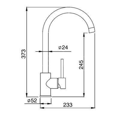 Clearwater Ember Twist & Spray Tap In Chrome EMB20CP