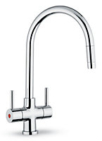 Clearwater Emporia C Spout Pull Out Spray Kitchen Chrome - EMPCP
