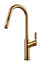 Clearwater Karuma J Spout Pull Out With Twin Spray Kitchen Brushed Brass PVD - KAR20BB