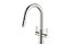 Clearwater Kira C Spout Pull Out With Twin Spray Kitchen  Brushed Nickel - KIR30BN