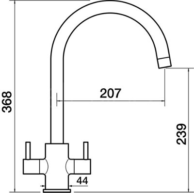 Clearwater Loreto Mixer Tap In Chrome LOR10CP