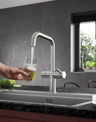 Clearwater Magus 4 Electronic 4in1 Filtered Instant Kettle Kitchen Tap & Filtered Cold, Cold & Hot Chrome - MAE4CP