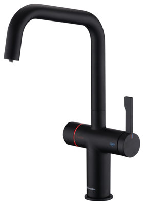 Clearwater Magus 4 Electronic 4in1 Filtered Instant Kettle Kitchen Tap & Filtered Cold, Cold & Hot Matt Black  - MAE4MB