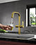 Clearwater Mariner Kitchen Filter Tap Filtered Water & Cold & Hot Brushed Brass PVD - MAL10BB