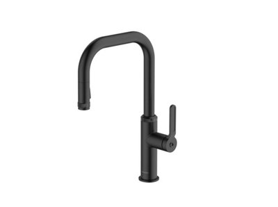 Clearwater Pioneer U Spout Pull Out With Twin Spray Kitchen Matt Black - PIL40MB