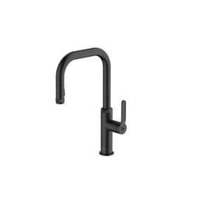 Clearwater Pioneer U Spout Pull Out With Twin Spray Kitchen Matt Black - PIL40MB