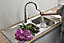 Clearwater Porrima Pull Out With Twin Spray Kitchen Chrome - PO3CP