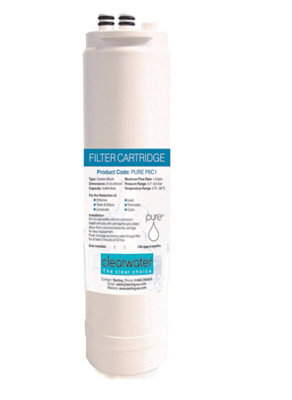 Clearwater Replacement Cartridge for Filtered Water Taps