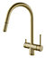 Clearwater Toledo Kitchen Mixer Filter Pull Out Tap Filtered Water & Cold & Hot Brushed Brass PVD - TO2BB