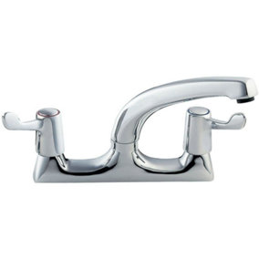 Clearwater Venue Lever Deck Mounted Kitchen Sink Mixer Tap Chrome - DLT105