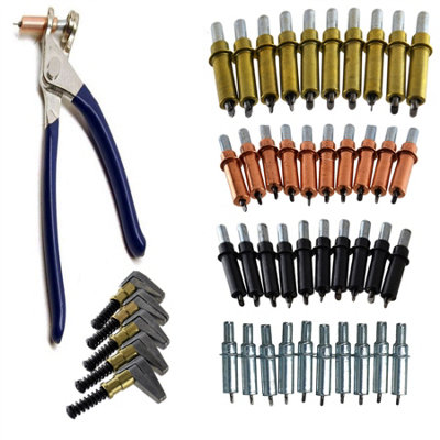 AB Tools Cleco Side Clamps Edge End Grips, 1/2" Max Depth X 20mm Opening, Pack Of 5
